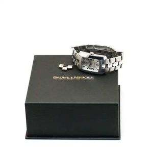 Baume & Mercier Automatic Stainless Steel Wristwatch Hampton Milleis XL